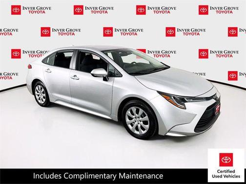 Classic Silver Metallic 2024 Toyota Corolla LE