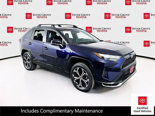 Blueprint/Midnight Black Metallic 2024 Toyota RAV4 Prime XSE