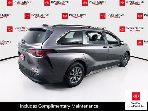 Predawn Gray Mica 2021 Toyota Sienna XLE 8 Passenger