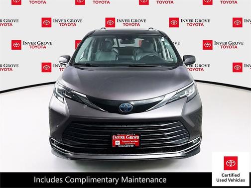 Predawn Gray Mica 2021 Toyota Sienna XLE 8 Passenger
