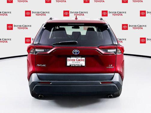 Ruby Flare Pearl 2021 Toyota RAV4 Hybrid LE