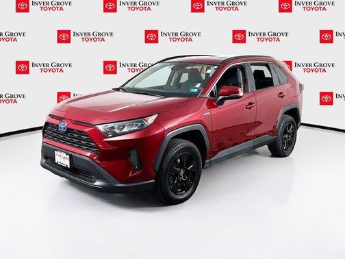 Ruby Flare Pearl 2021 Toyota RAV4 Hybrid LE