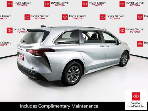 Silver 2021 Toyota Sienna LE
