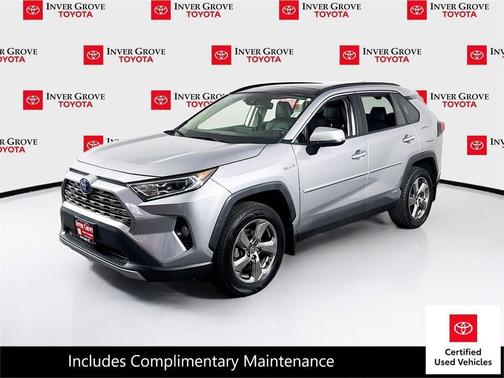 Silver Sky Metallic 2020 Toyota RAV4 Hybrid Limited