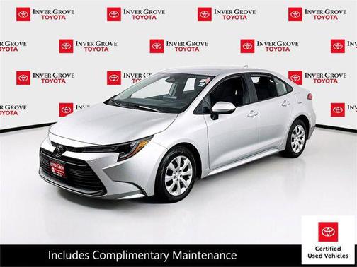 Classic Silver Metallic 2025 Toyota Corolla LE