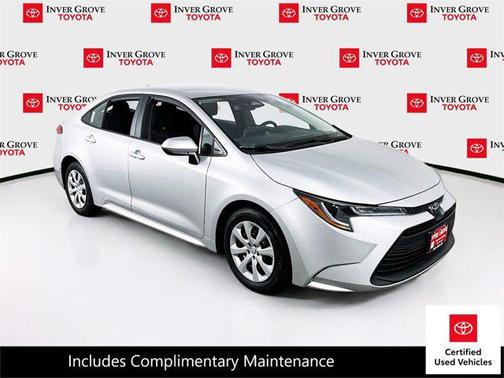 Classic Silver Metallic 2025 Toyota Corolla LE