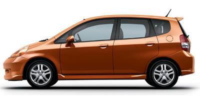 Blaze Orange Metallic 2007 Honda Fit Sport
