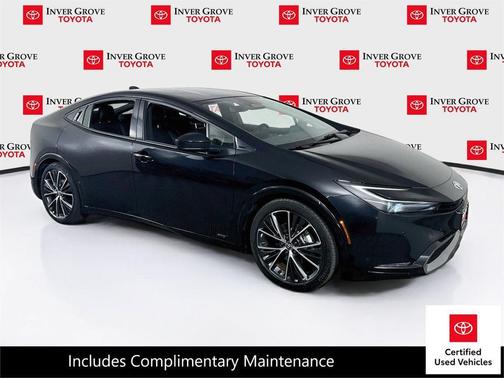 Midnight Black Metallic 2026 Toyota Prius XLE