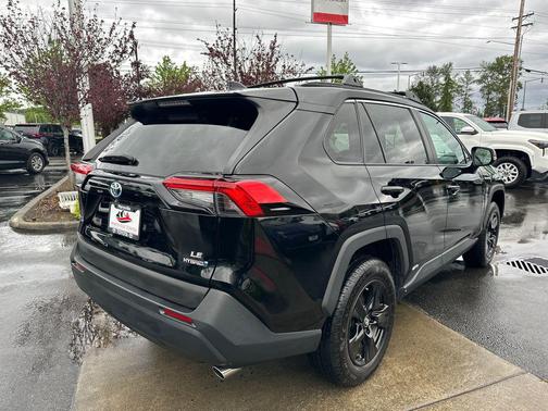 Midnight Black Metallic 2021 Toyota RAV4 Hybrid LE