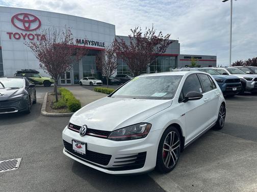 Pure White 2017 Volkswagen Golf GTI 2.0T S 4-Door