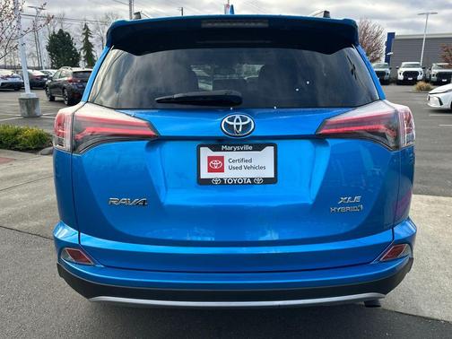 Electric Storm Blue 2018 Toyota RAV4 Hybrid XLE