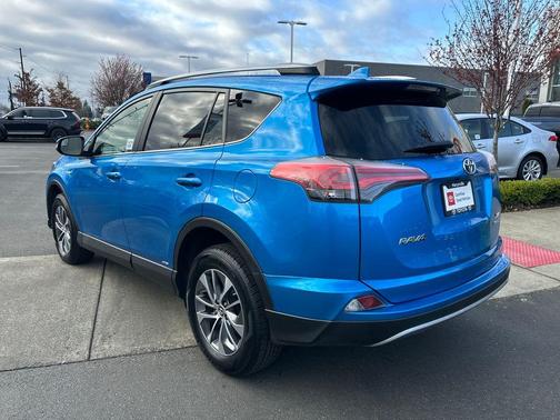 Electric Storm Blue 2018 Toyota RAV4 Hybrid XLE