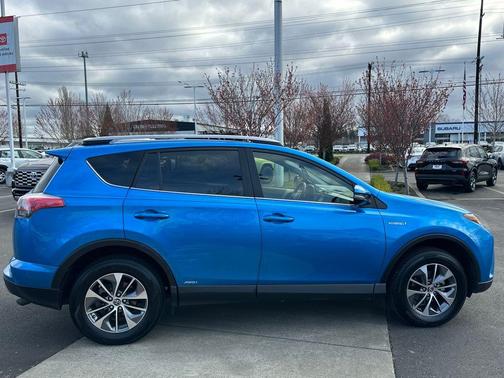 Electric Storm Blue 2018 Toyota RAV4 Hybrid XLE