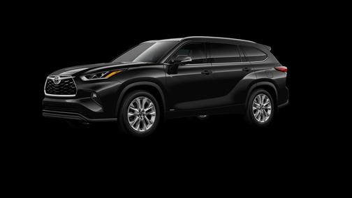 Midnight Black 2026 Toyota Highlander Hybrid Limited