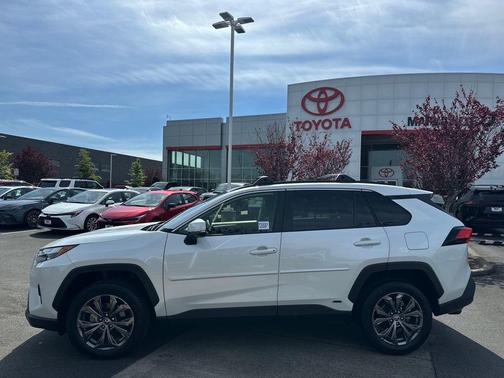 Wind Chill Pearl 2024 Toyota RAV4 Hybrid XLE Premium