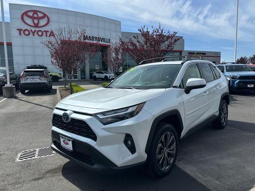 Wind Chill Pearl 2024 Toyota RAV4 Hybrid XLE Premium