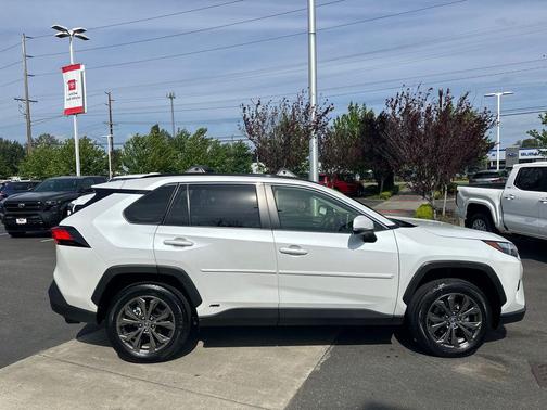 Wind Chill Pearl 2024 Toyota RAV4 Hybrid XLE Premium