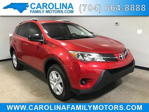 Red 2015 Toyota RAV4 LE