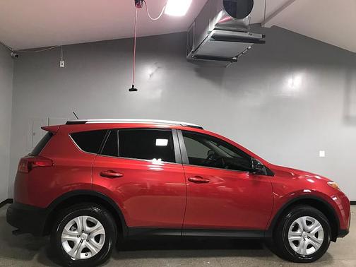 Red 2015 Toyota RAV4 LE