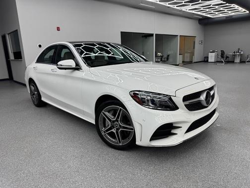 WHITE 2019 Mercedes-Benz C-Class C 300 4MATIC