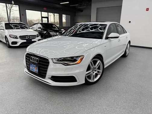 WHITE 2015 Audi A6 3.0 TDI Premium Plus