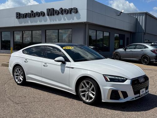 Arkona White 2024 Audi A5 Sportback S line Premium Plus