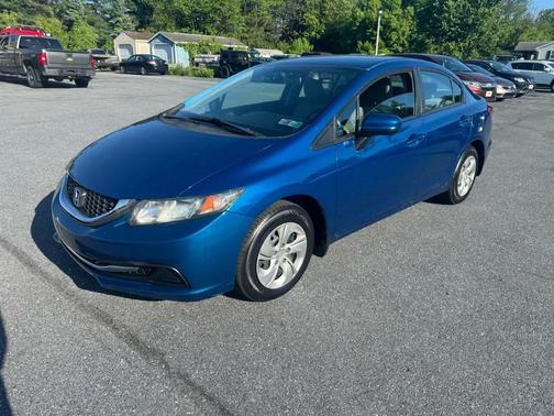 Blue 2014 Honda Civic LX