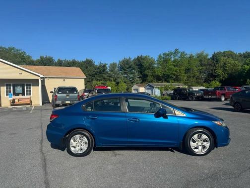 Blue 2014 Honda Civic LX