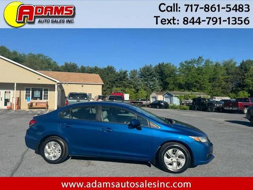Blue 2014 Honda Civic LX