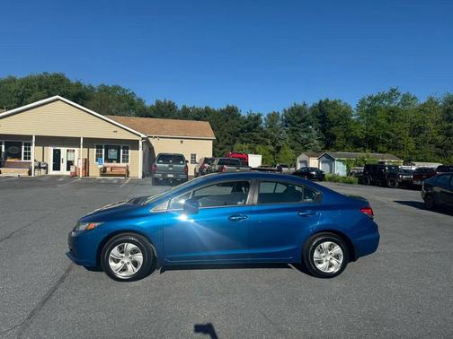 Blue 2014 Honda Civic LX