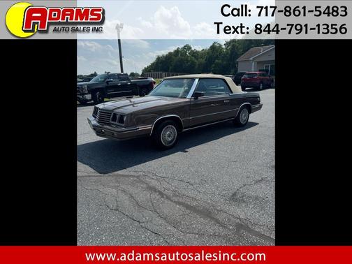1984 Dodge 600 2dr Convertible