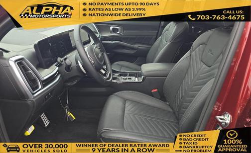 Dawning Red 2024 Kia Sorento SX