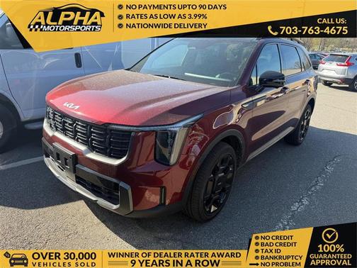 Dawning Red 2024 Kia Sorento SX