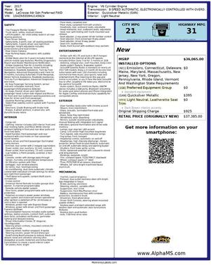 2017 Buick LaCrosse Preferred