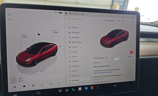 Red Multi-Coat 2023 Tesla Model 3 Standard Range