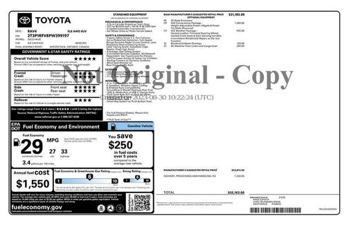 Ice Cap 2023 Toyota RAV4 XLE
