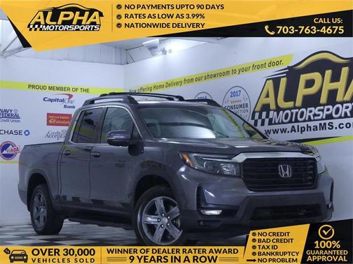 Gray 2023 Honda Ridgeline RTL