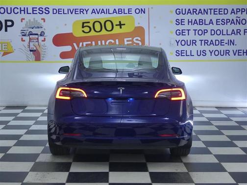 Deep Blue Metallic 2018 Tesla Model 3 Long Range