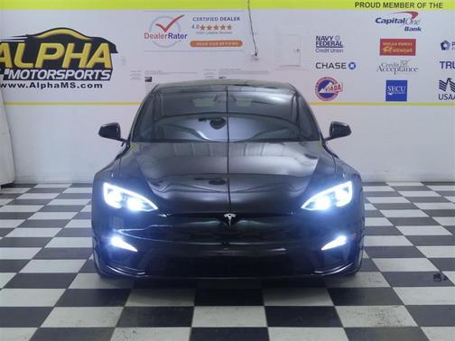 Solid Black 2022 Tesla Model S Dual Motor All-Wheel Drive