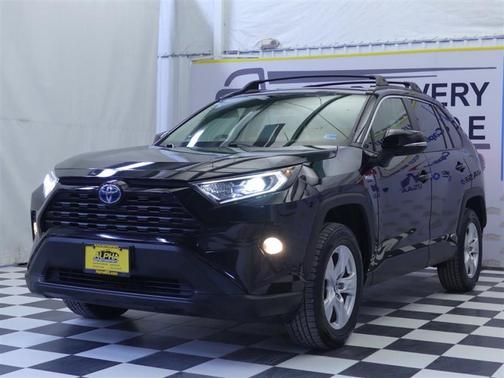 Midnight Black Metallic 2021 Toyota RAV4 Hybrid XLE
