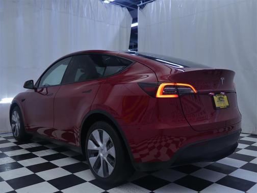 Red Multi-Coat 2023 Tesla Model Y Long Range Dual Motor All-Wheel Drive