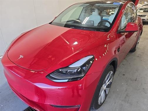 Red Multi-Coat 2023 Tesla Model Y Long Range Dual Motor All-Wheel Drive