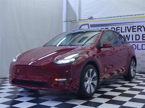 Red Multi-Coat 2023 Tesla Model Y Long Range Dual Motor All-Wheel Drive
