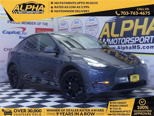 Gray 2023 Tesla Model Y Long Range Dual Motor All-Wheel Drive