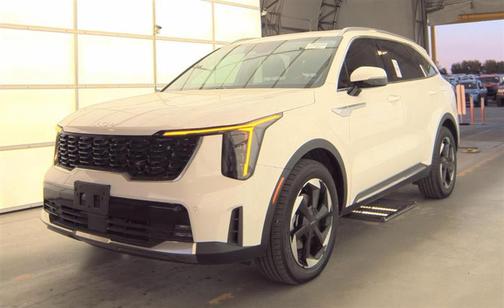 Snow White Pearl 2025 Kia Sorento Hybrid EX