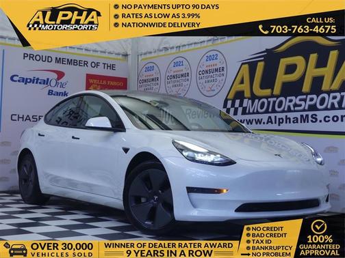 Pearl White Multi-Coat 2023 Tesla Model 3 Standard Range