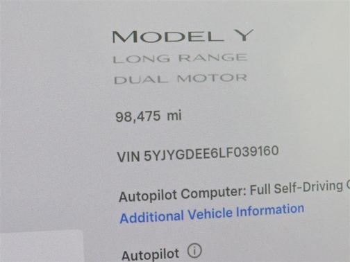 Gray 2020 Tesla Model Y Long Range Dual Motor All-Wheel Drive