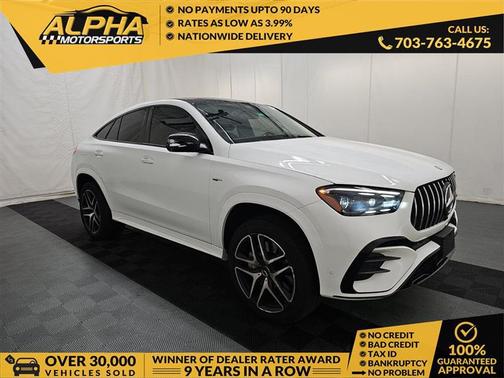 White 2024 Mercedes-Benz AMG GLE 53 4MATIC+ Coupe