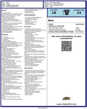 2022 Honda Ridgeline RTL-E