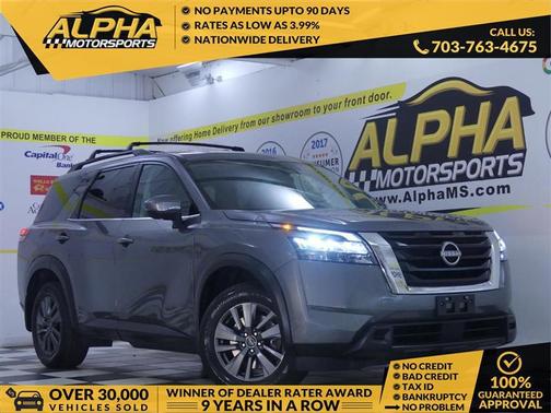 Gun Metallic 2023 Nissan Pathfinder SV 4WD